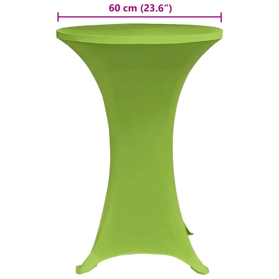 Housses de table extensible 4 pcs 60 cm Vert - 6