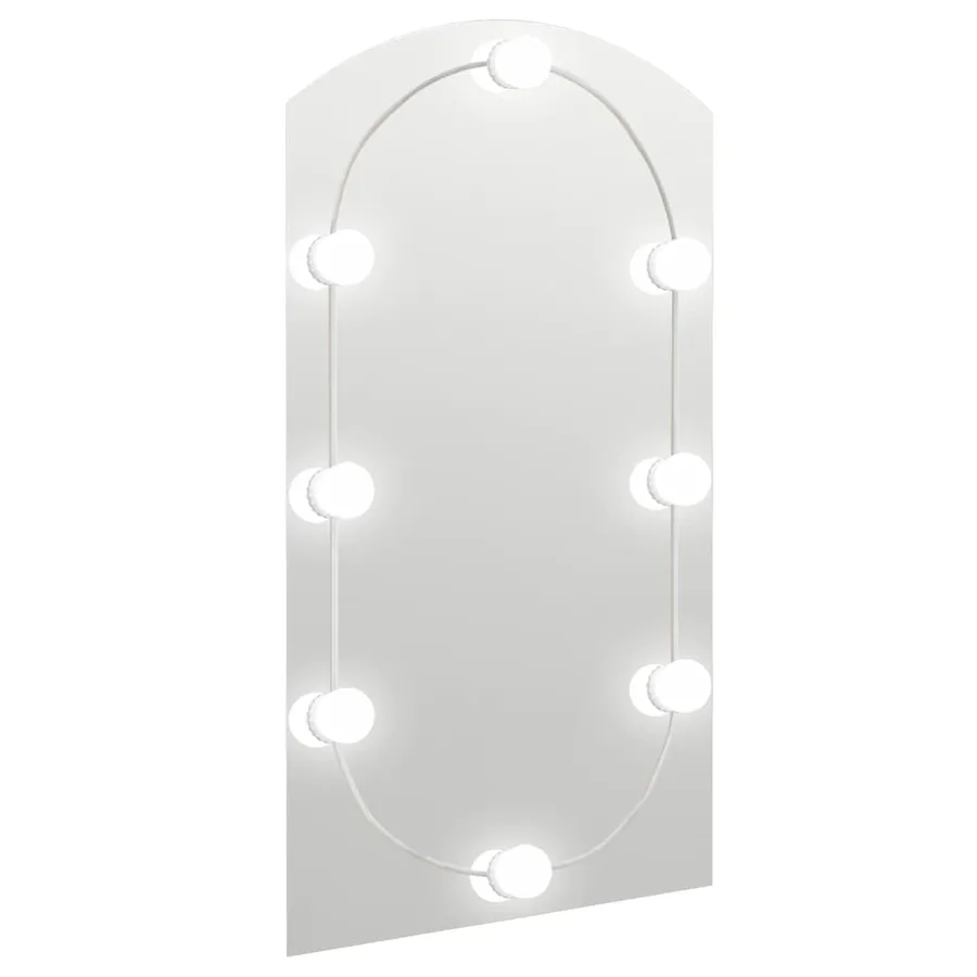 Miroir avec éclairage LED 90x45 cm Verre Arche - 2