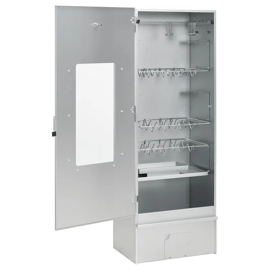 Fumoir pour four à barbecue avec copeaux de bois 44,5x29x110 cm - 6