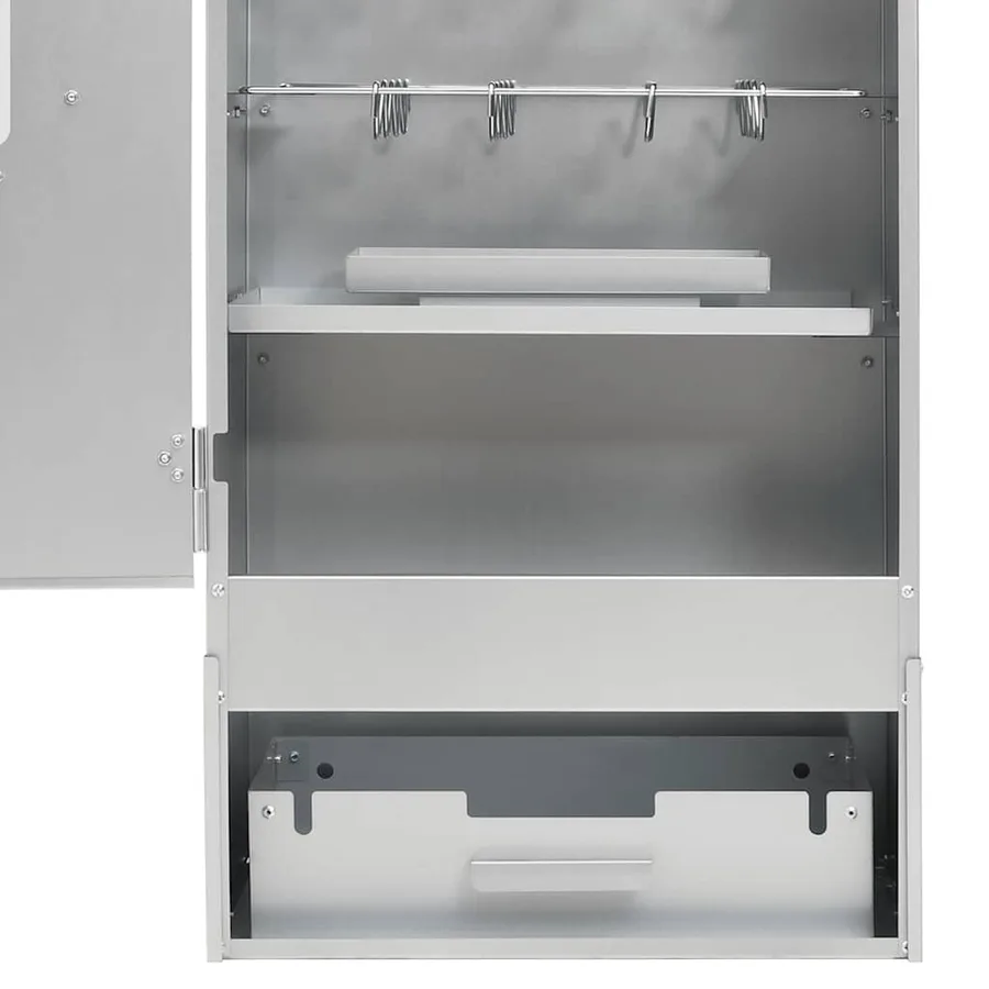 Fumoir pour four à barbecue avec copeaux de bois 44,5x29x110 cm - 9