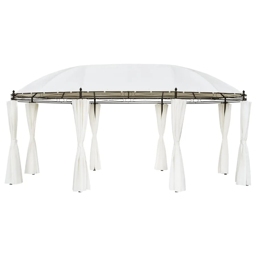 Chapiteau 530x350x265 cm Blanc crème