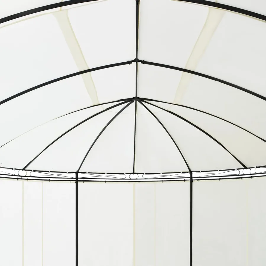 Chapiteau 530x350x265 cm Blanc crème - 5