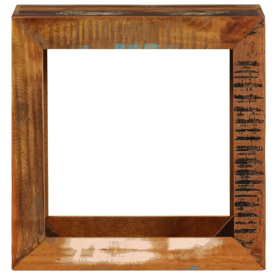 Tabouret 40x30x40 cm Bois de récupération solide - 2