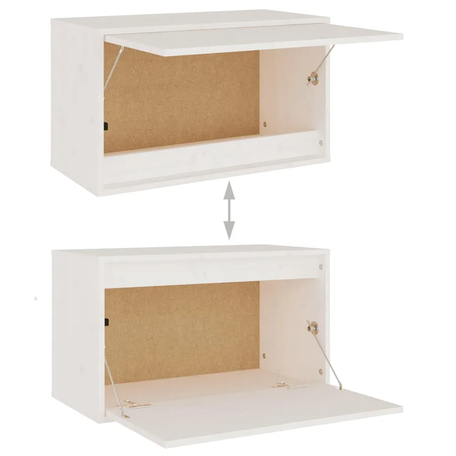 Meubles TV 5 pcs Blanc Bois massif de pin - 6