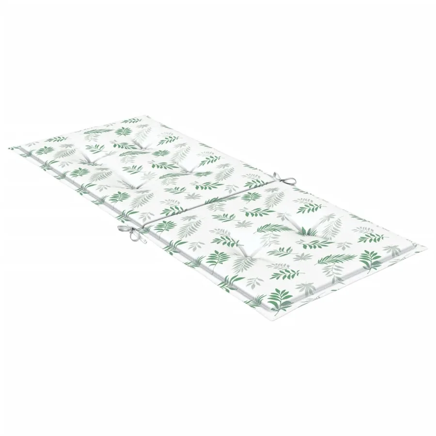Coussins de chaise à dossier haut lot de 6 modèle de feuille - 6
