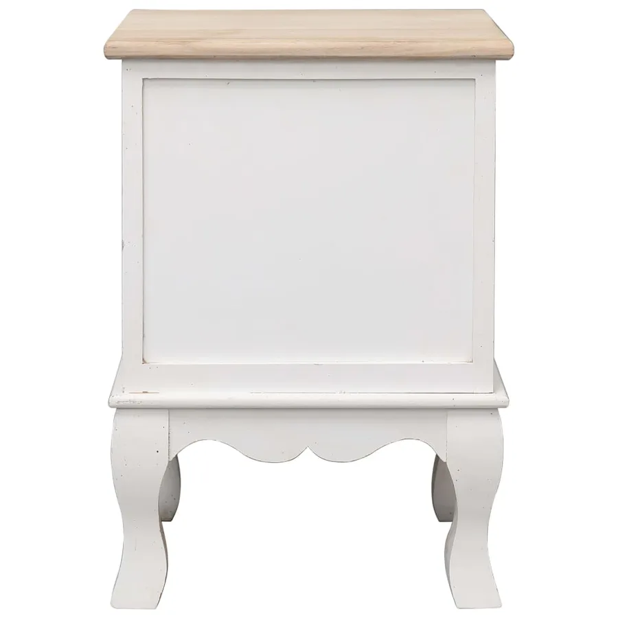 Table de chevet 35x30x50 cm Bois de Paulownia - 3