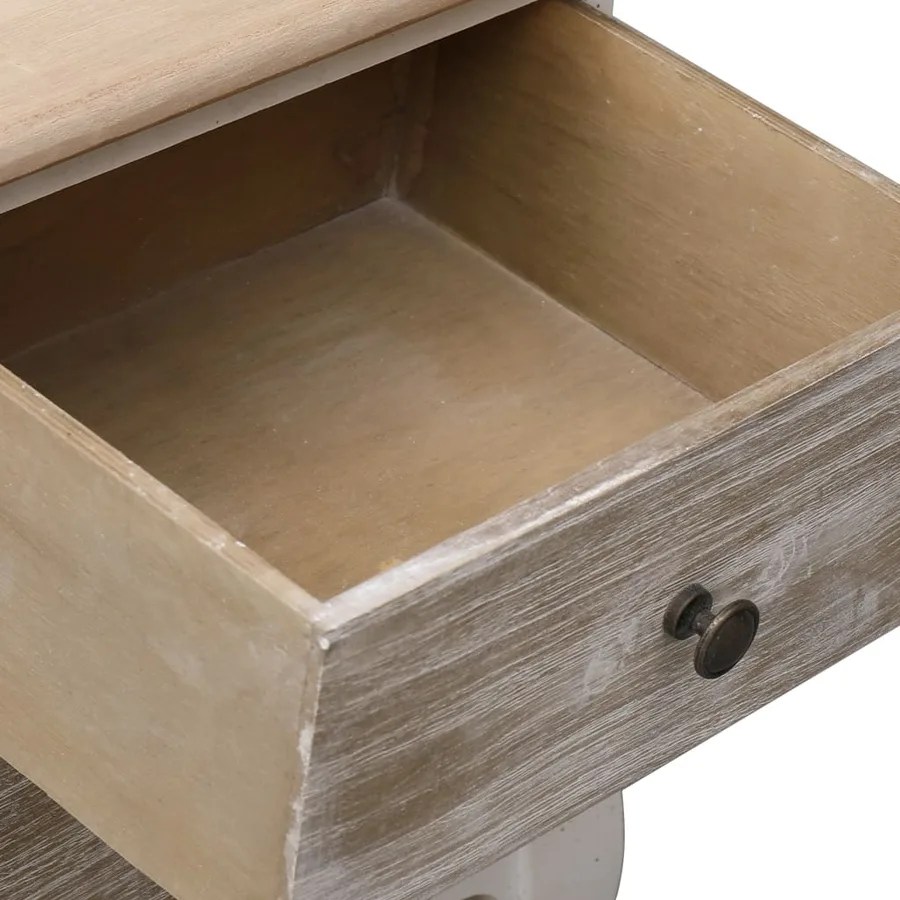 Table de chevet 35x30x50 cm Bois de Paulownia - 5