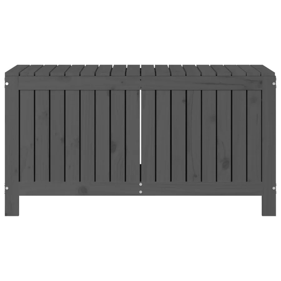 Boîte de rangement de jardin Gris 115x49x60 cm Bois de pin - 6