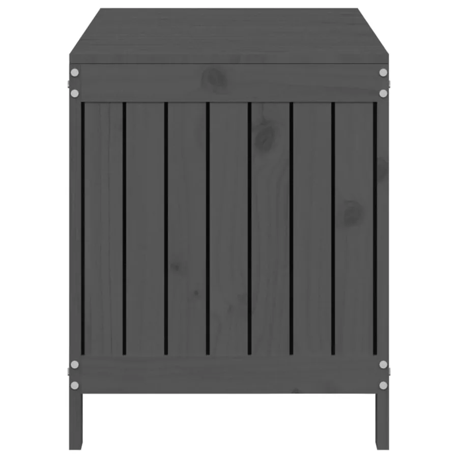 Boîte de rangement de jardin Gris 115x49x60 cm Bois de pin - 7
