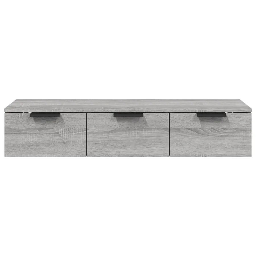 Armoire murale Sonoma gris 102x30x20 cm Bois d'ingénierie - 5