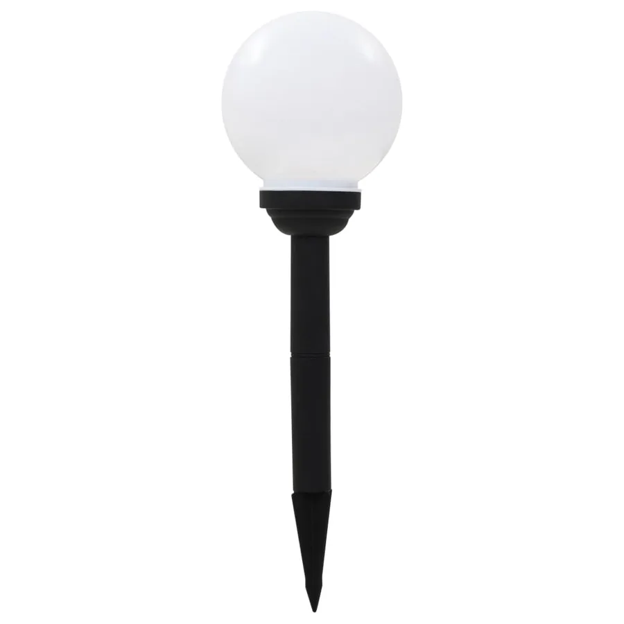 Lampe solaire sphérique LED de jardin 4 pcs 15 cm RVB - 2