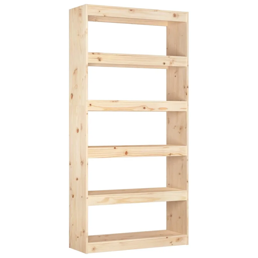 Bibliothèque/Séparateur de pièce 80x30x167,4 cm pin massif - 2