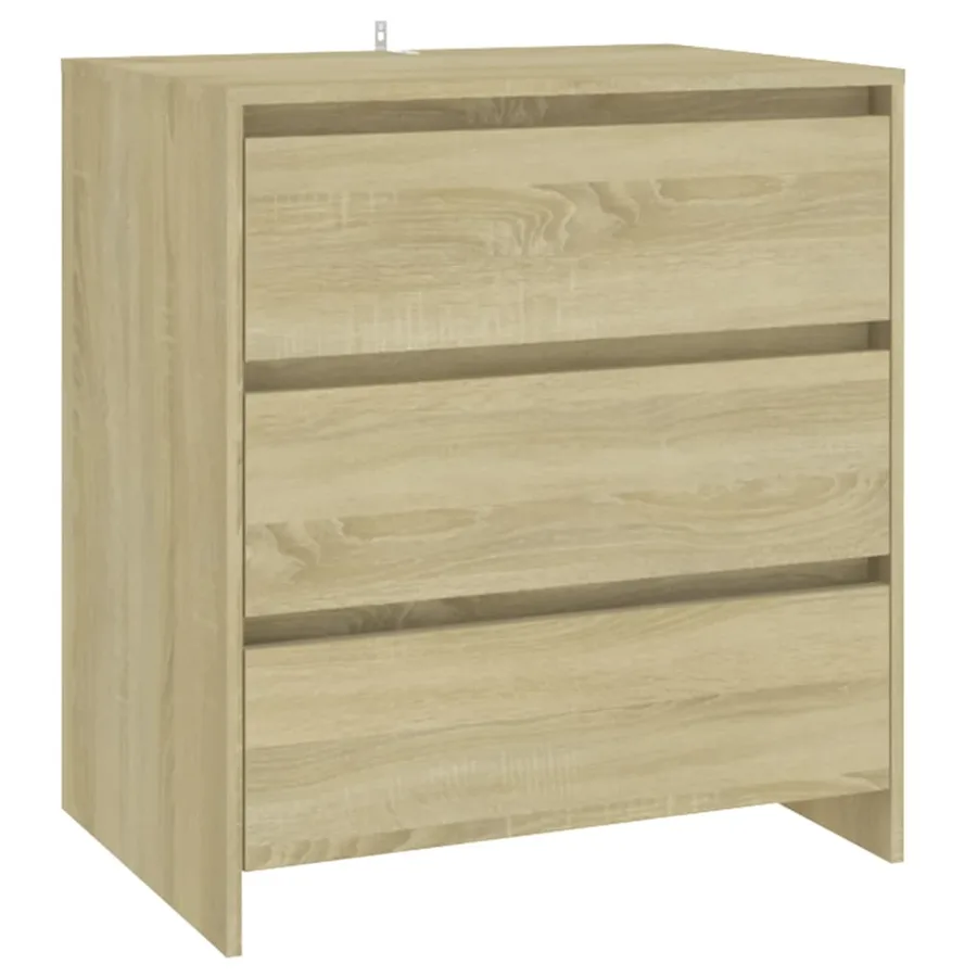 Buffet Chêne sonoma 70x41x75 cm Bois d'ingénierie - 2