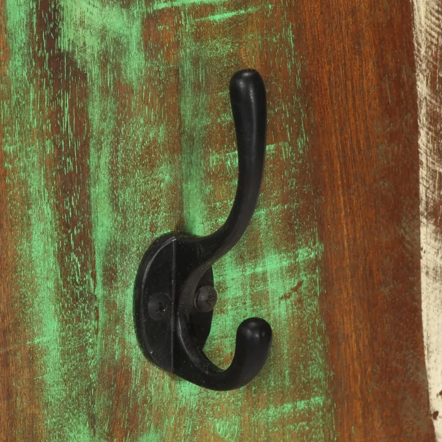 Porte-manteau mural 2pcs 36x3x110cm Bois massif de récupération - 6