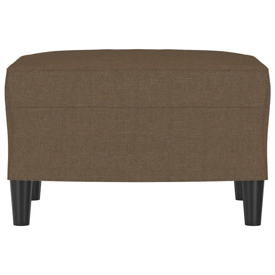 Repose-pied Marron 60x50x41 cm Tissu - 3