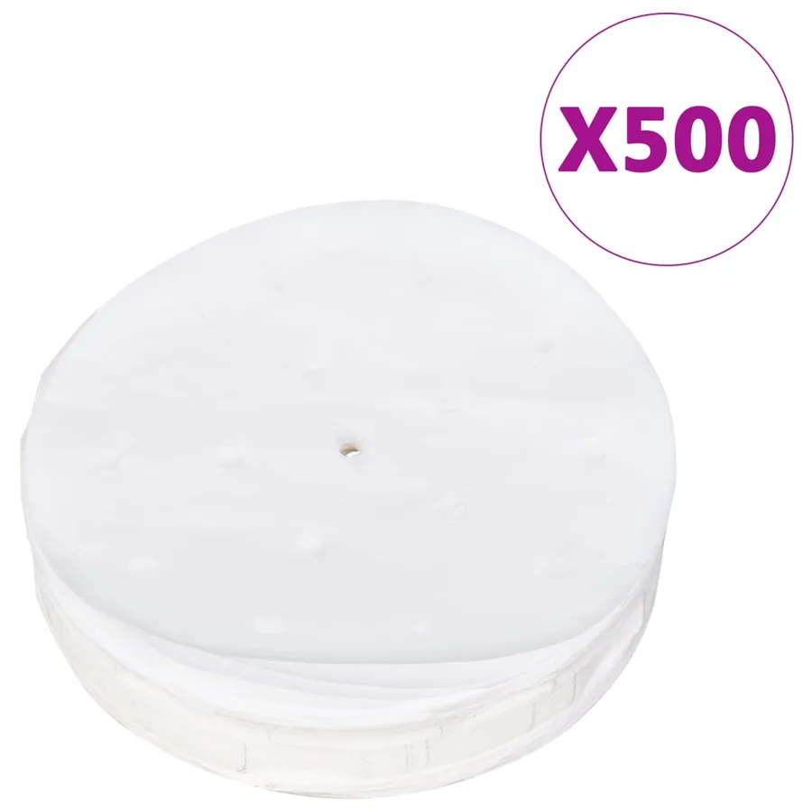 Presse à hamburger avec 500 feuilles de galettes Aluminium 10cm - 10