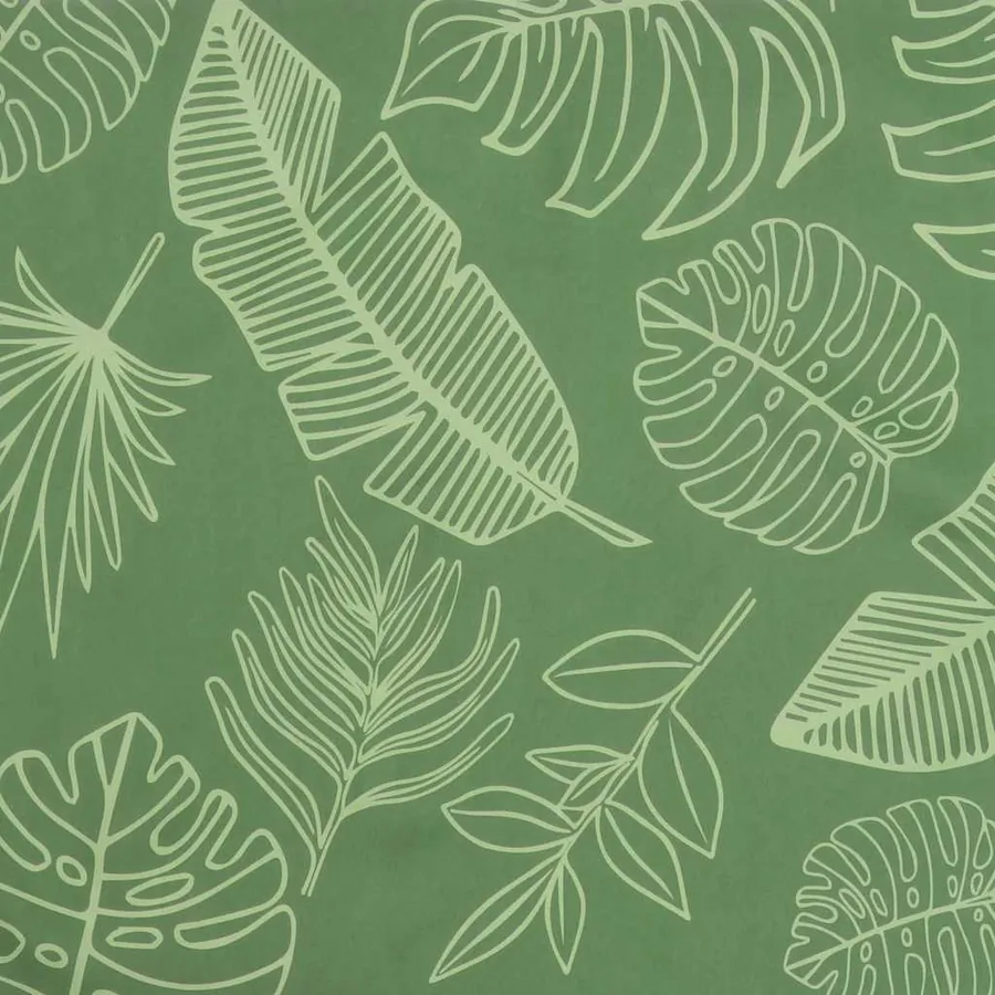 Coussin de banc de jardin motif de feuilles 120x50x3 cm - 6
