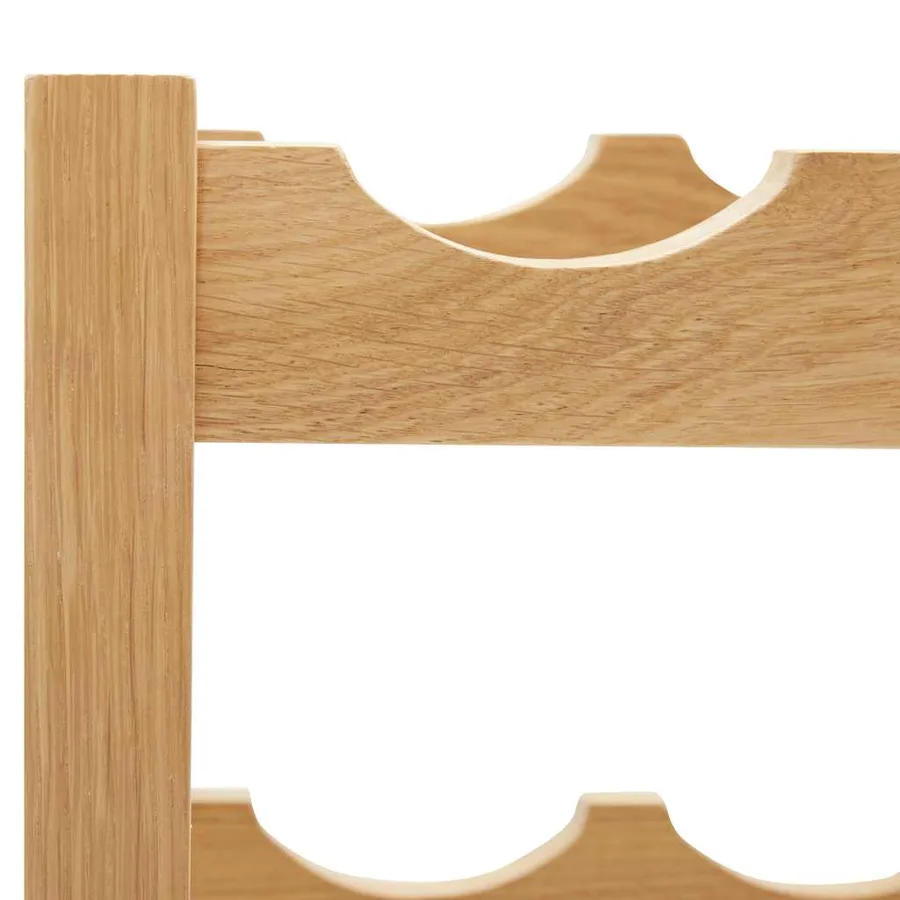 Casier à bouteilles 12 bouteilles 47x21x36 cm Bois de chêne - 4