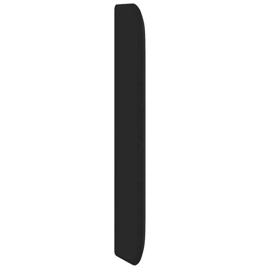 Oreille de tête de lit Noir 80 x 16 x 4 cm tissu - 5