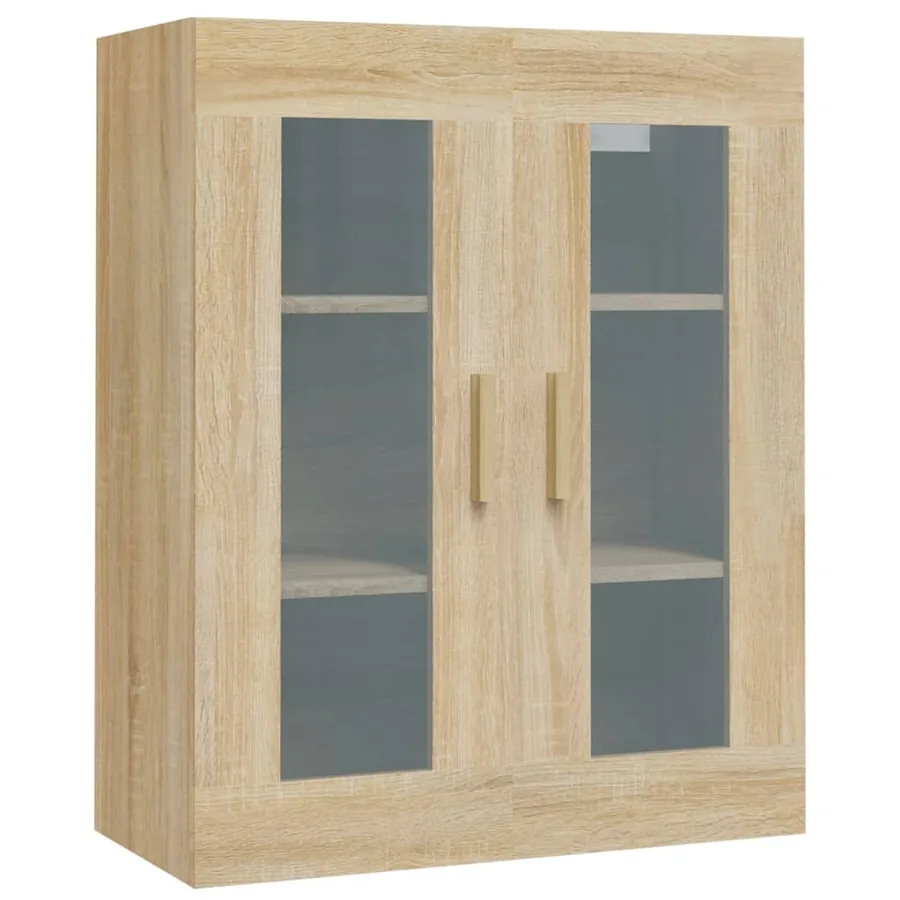 Armoire murale suspendue Chêne sonoma 69,5x34x90 cm - 2