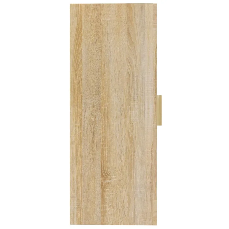 Armoire murale suspendue Chêne sonoma 69,5x34x90 cm - 4
