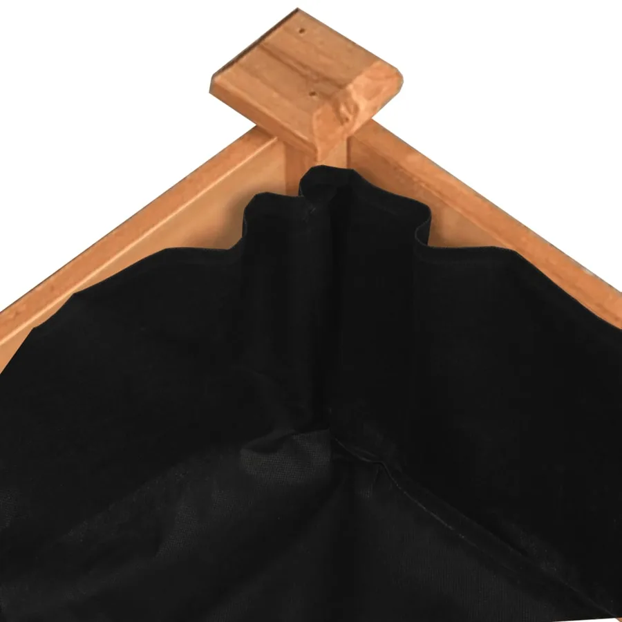 Lit surélevé de jardin doublure 240x60x25 cm bois massif sapin - 6
