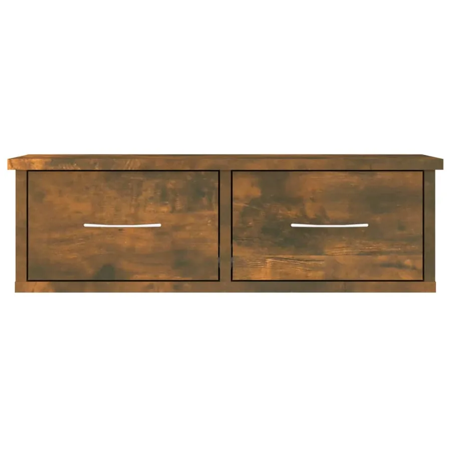 Armoire murale Chêne fumé 60x26x18,5 cm Bois d'ingénierie - 3