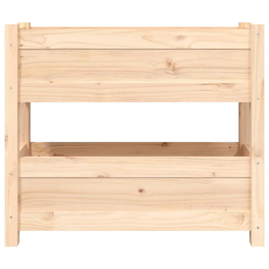 Jardinière 77x25x66 cm Bois massif de pin - 5