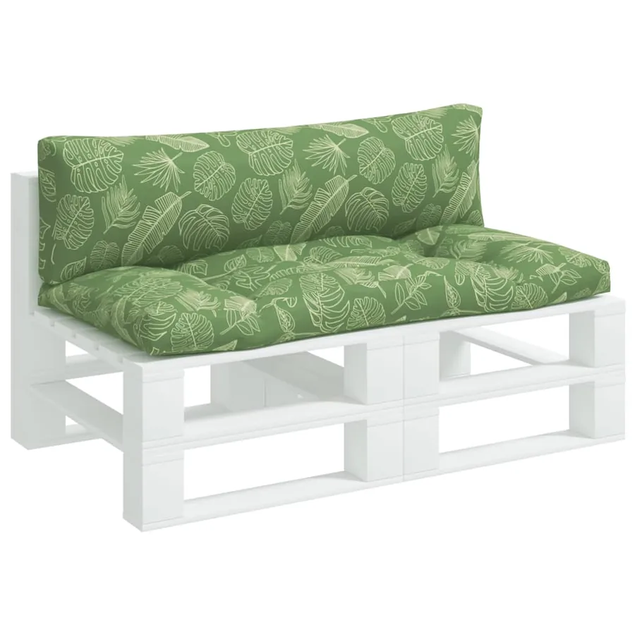 Coussins de palette lot de 2 motif de feuilles tissu Oxford - 3
