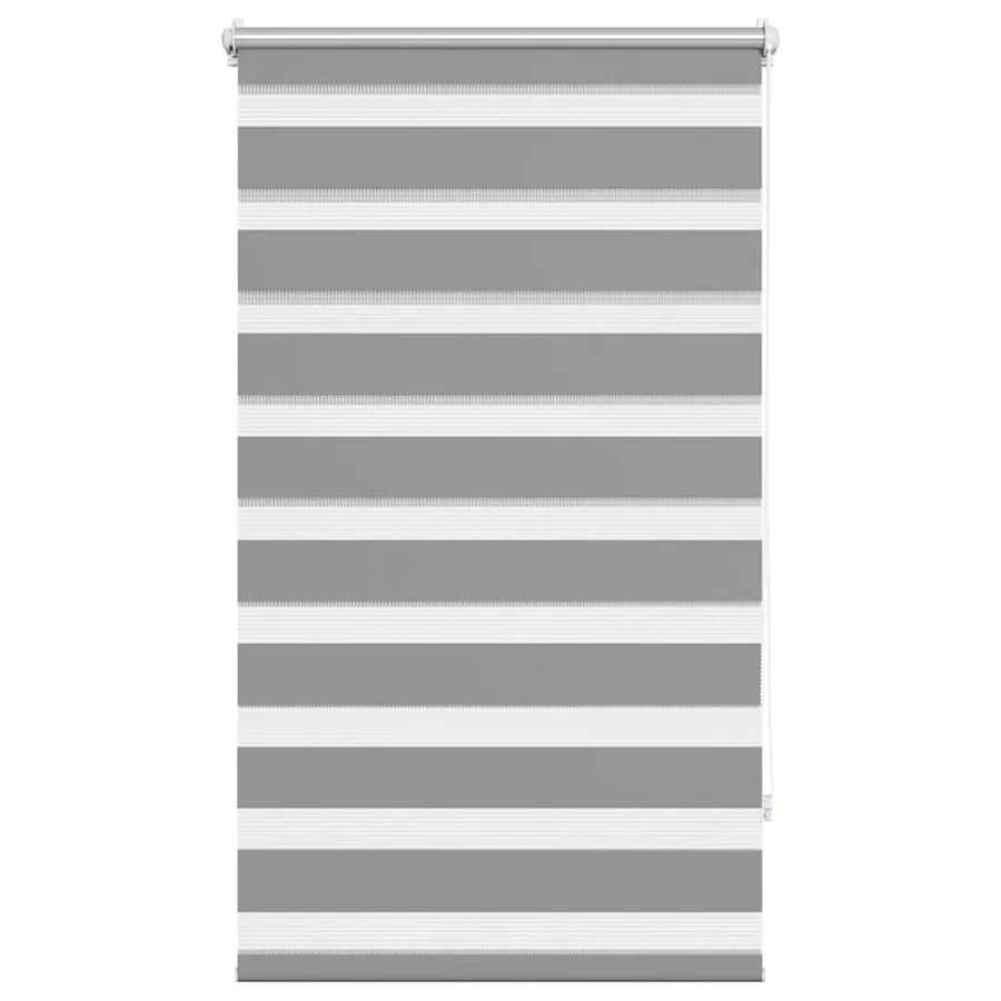 Store vénitien zébré 70,9 x 120 cm, largeur du tissu 66,7 cm, gris - 2
