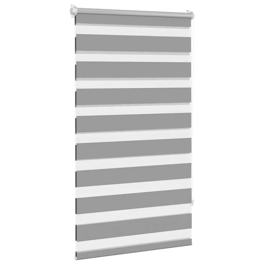 Store vénitien zébré 70,9 x 120 cm, largeur du tissu 66,7 cm, gris - 3