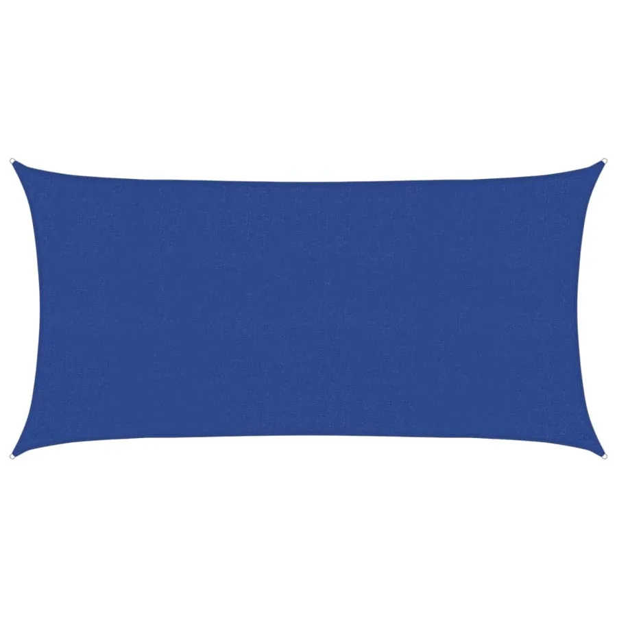 Voile d'ombrage 160 g/m² Bleu 2x3,5 m PEHD - 2