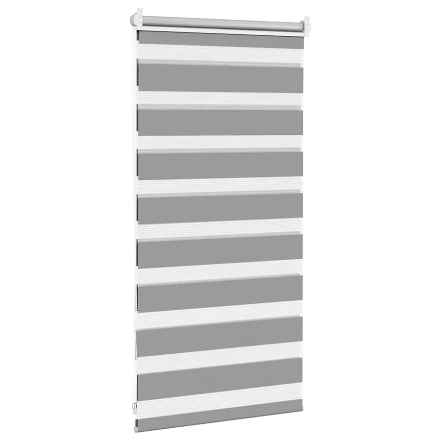 Store vénitien Zebra 40,9 x 100 cm, largeur du tissu 36,7 cm, gris - 4
