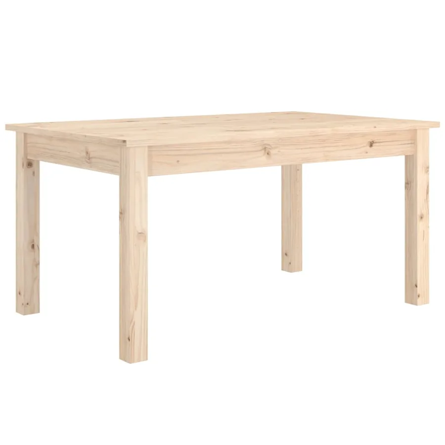 Table basse 80x50x40 cm Bois massif de pin - 2