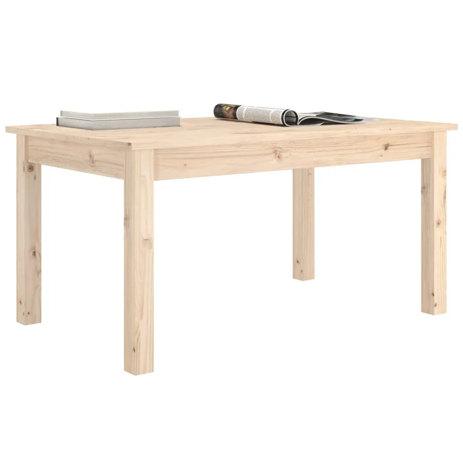 Table basse 80x50x40 cm Bois massif de pin - 6