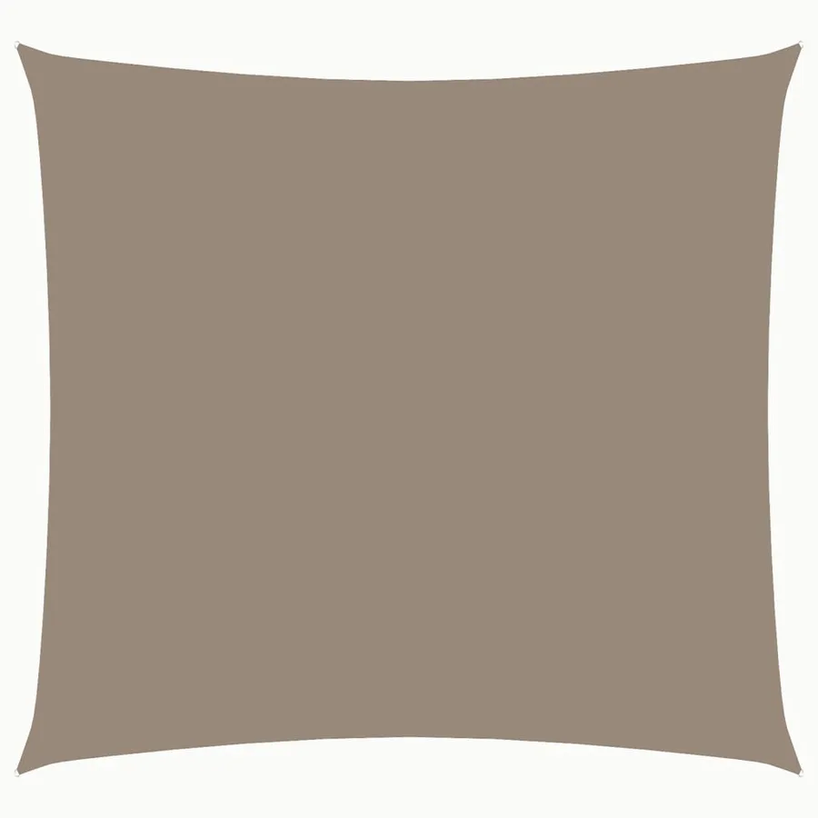 Voile de parasol tissu oxford carré 2x2 m taupe - 2