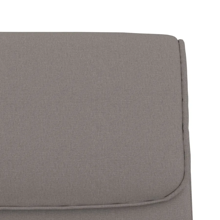 Banc Taupe 100x64x80 cm Tissu - 6