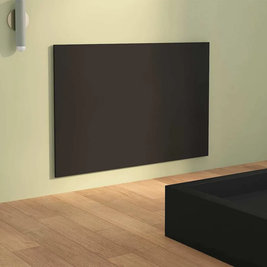 Tête de lit Noir 120x1,5x80 cm Bois d'ingénierie - 4