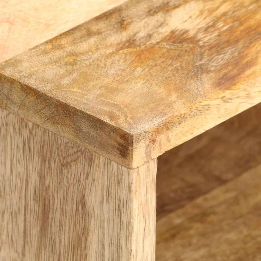 Meuble TV 90x30x50 cm Bois de manguier solide - 5