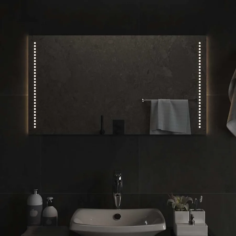 Miroir de salle de bain à LED 90x50 cm