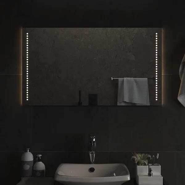 Miroir de salle de bain à LED 90x50 cm