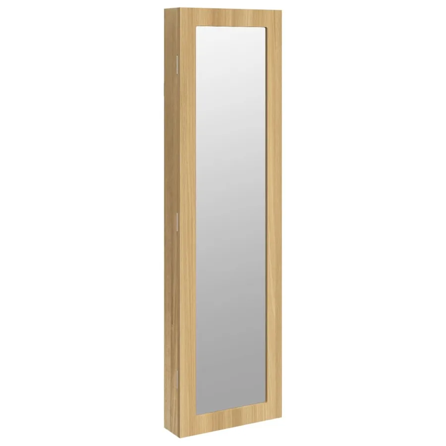 Armoire à bijoux avec miroir murale 30x8,5x106 cm - 2