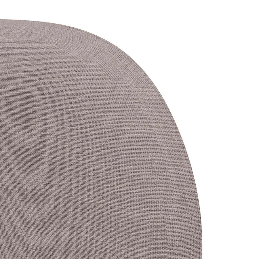 Oreille de tête de lit Beige 80 x 23 x 6 cm tissu - 9