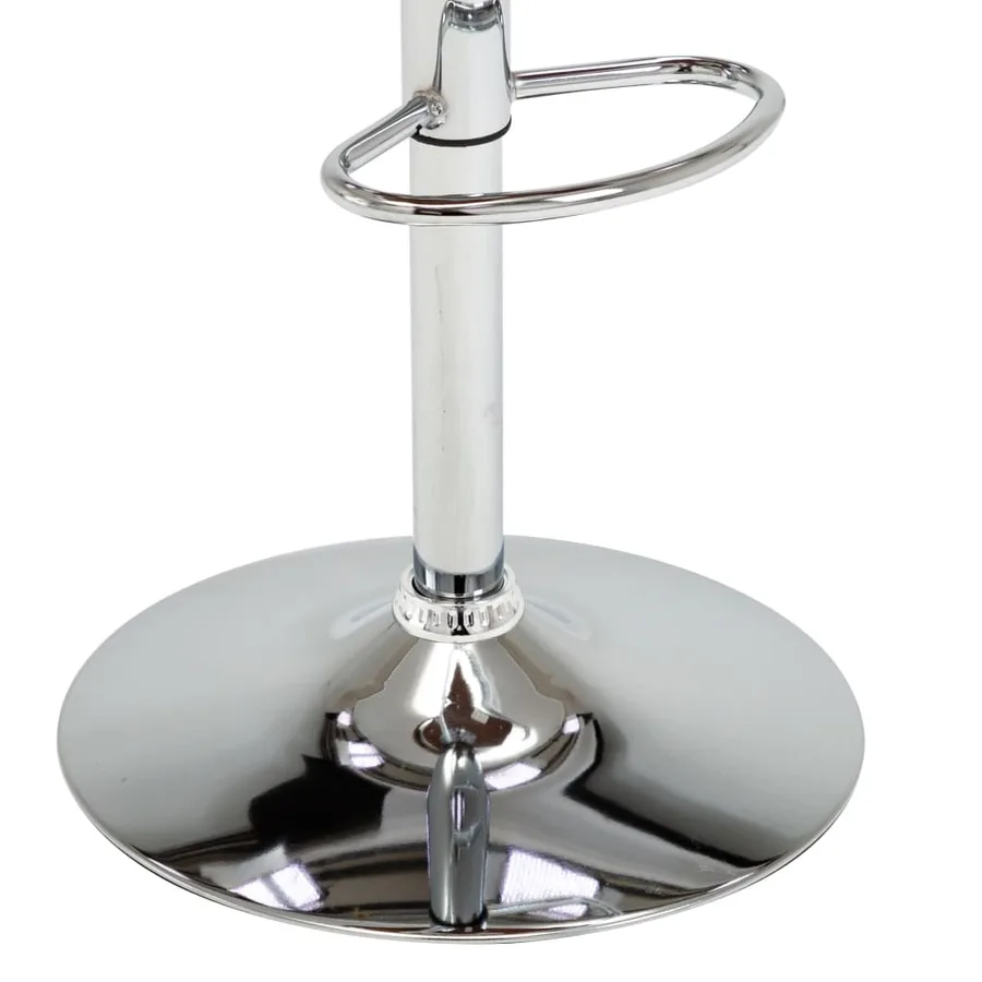 Tabouret de bar Gris Bois courbé et tissu - 7