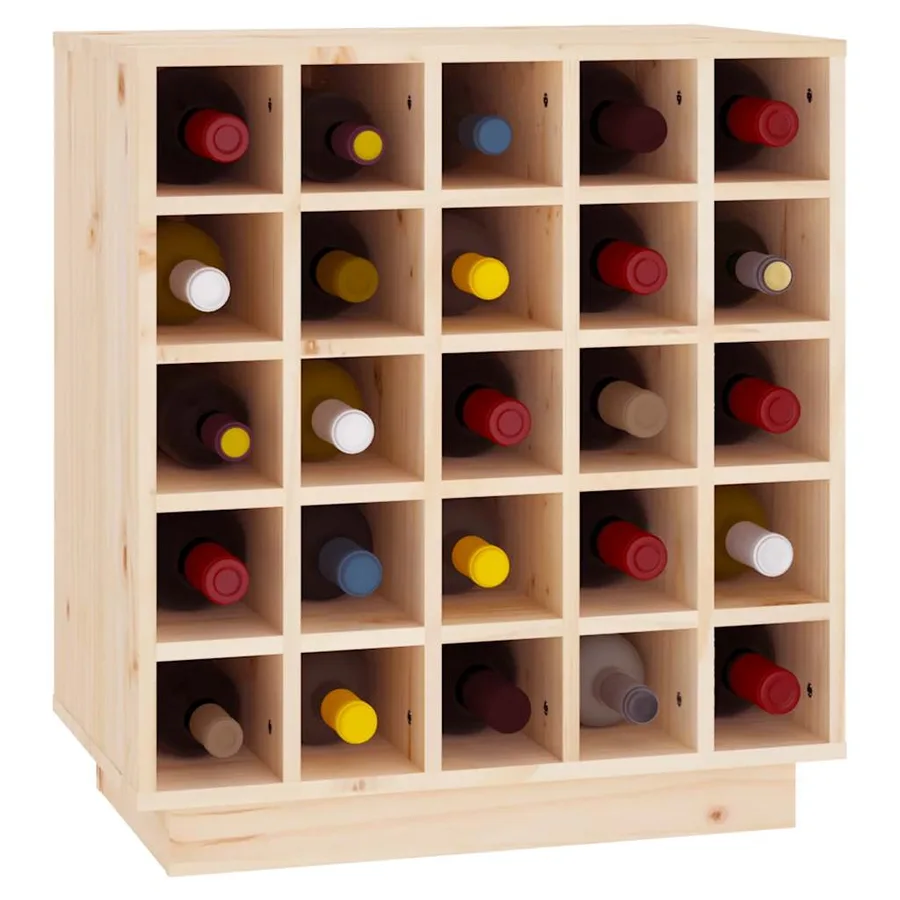 Armoire à vin 55,5x34x61 cm Bois de pin massif - 4