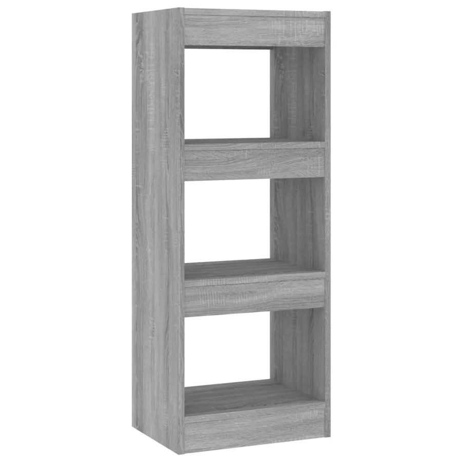 Bibliothèque/Séparateur de pièce Sonoma gris Bois d'ingénierie - 2