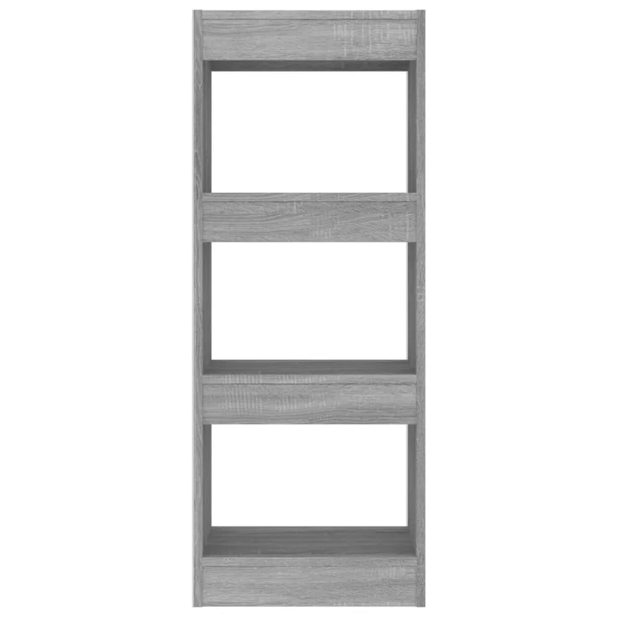 Bibliothèque/Séparateur de pièce Sonoma gris Bois d'ingénierie - 4