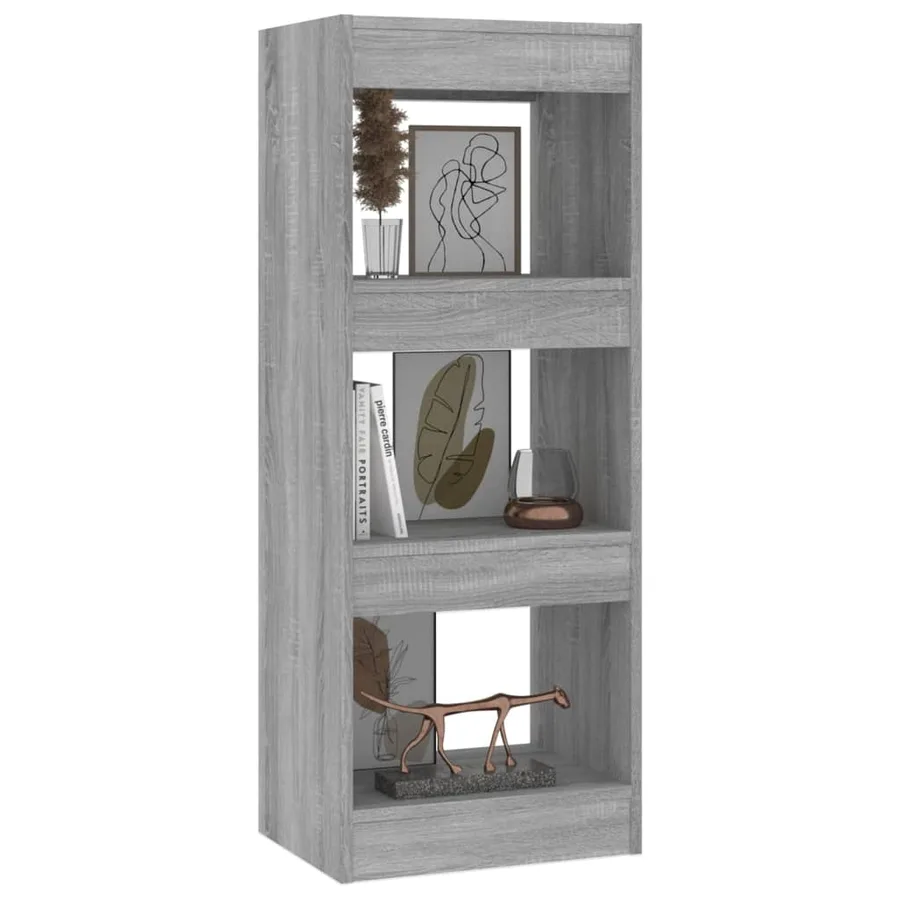 Bibliothèque/Séparateur de pièce Sonoma gris Bois d'ingénierie - 6