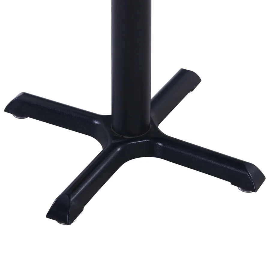 Table de jardin Noir 80x80x75 cm - 5