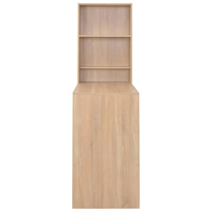 Table de bar avec armoire Chêne 115x59x200 cm - 3